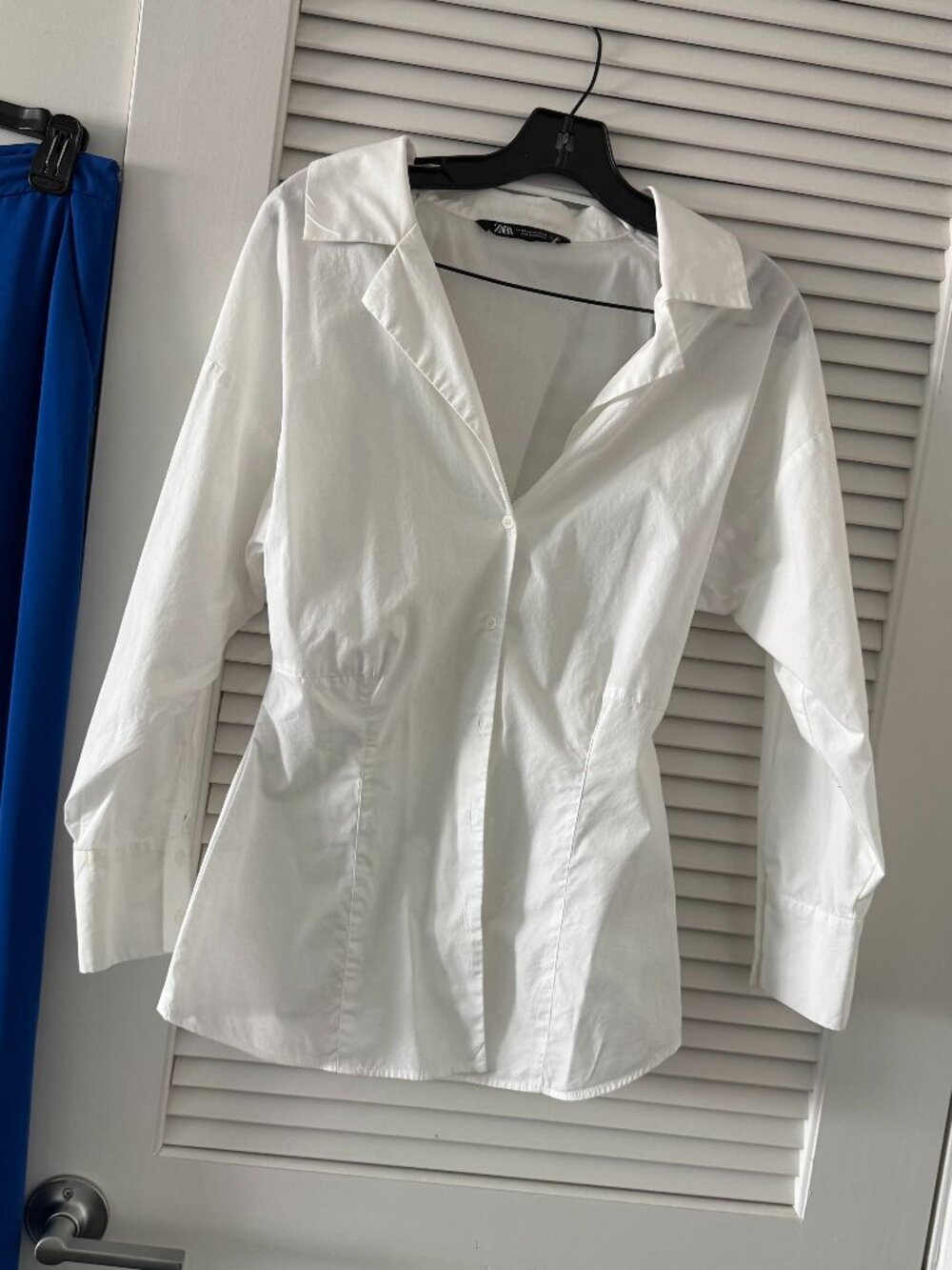 ZARA fitted poplin shirt